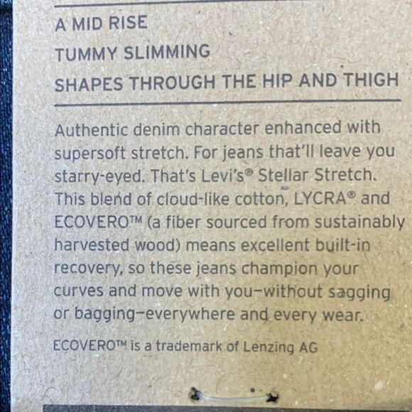 LEVIS, 311 shaping skinny, NWT, size 29 X 30 - Picture 14 of 15
